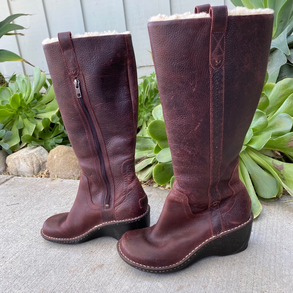 UGG Hartley tall leather boots